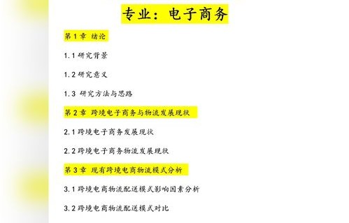 电子商务专业论文摘要