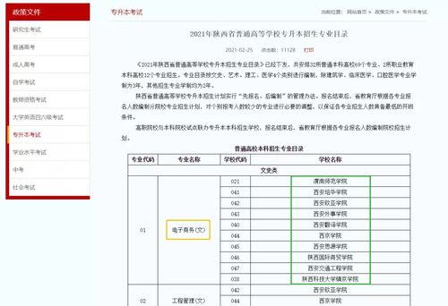 可以报考的电子商务专业