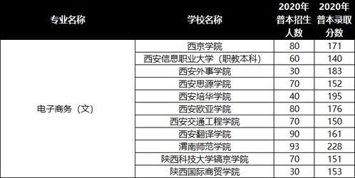 电子商务专业投档多少分